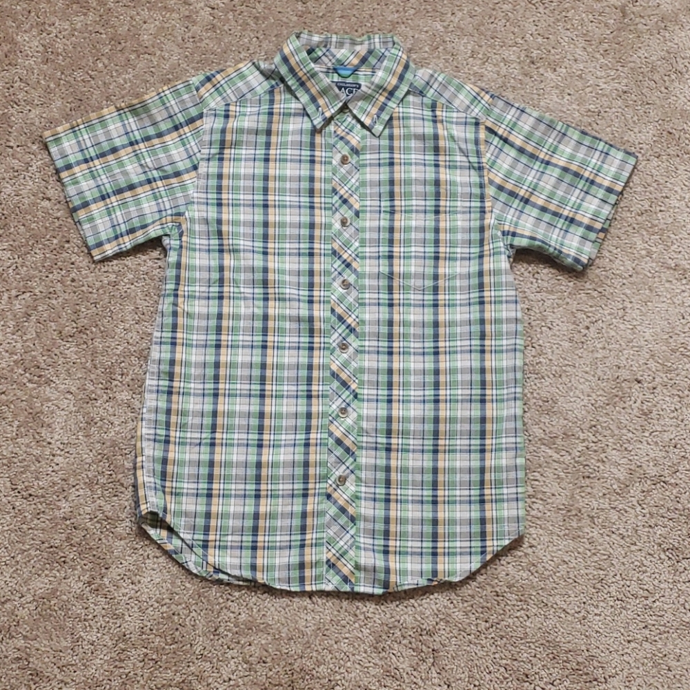 Childrens Place Plaid Button Down Shirt